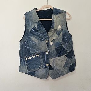 Custom One-of-a-kind Denim Vest